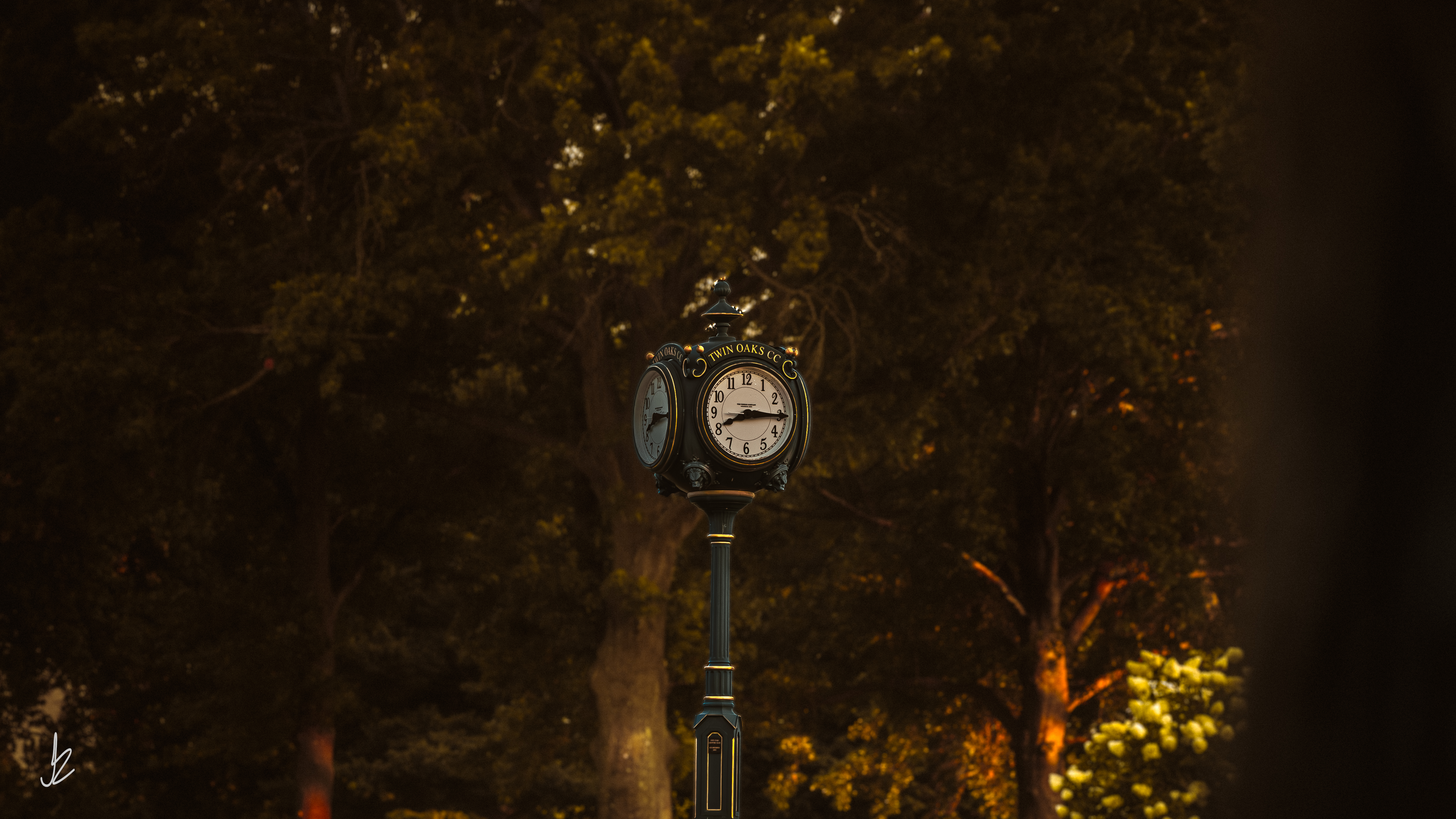 Clock at Twin Oaks Country Club